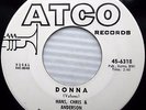 HANS CHRIS & ANDERSON Donna / Pied Piper WHITE LABEL PROMO 45 e3216