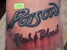 Poison Flesh and Blood RARE Bloody Tattoo Cover Sealed LP Vinyl Bret Michaels