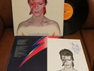 David Bowie Aladdin Sane 1973 UK 1st Press LP + Fan Club Insert + Inner Sleeve