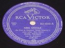 ELVIS PRESLEY 1958 King Creole/ Mean woman blues 10” RARE 78 RPM BRAZIL