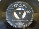 HARVEY AND THE MOONGLOWS TEN COMMANDMENTS OF LOVE LONDON TRI EXCELLENT RARE