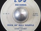 RARE EARLY R&B DOO-WOP MARY HANDY Rock 'n roll shuffle L&J LISTEN