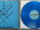 VIXEN Made In Hawaii Original AZRA RECORDS signiert BLUE Vinyl LP Marty Friedman
