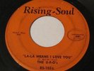 The U-F-O's Too Hot To Hold/La La Means I Love You 45 Rising Soul UFOs Soul FUNK