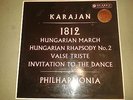SAX2302 COLUMBIA BLUE AND SILVER LP KARAJAN 1812 OVERTURE ETC