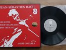 BACH 6 CELLO SUITES ANDRE NAVARRA 3 LP BOX CALLIOPE 1641/43 NEAR MINT CONDITION