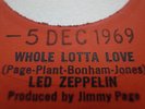 LED ZEPPELIN - WHOLE LOTTA LOVE 45 7