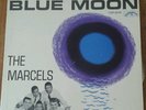 The Marcels blue moon lp color 416 nrmint gold with red letters rare