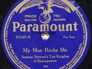 SAMMY STEWART'S TEN KNIGHTS of SYNCOPATION My Daddy Rocks Me ORIG Param. US-1924