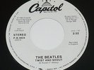 The Beatles Twist And Shout White Label 45 RPM Promo Record