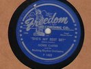 c 78 RPM Goree Carter Freedom 1522 in E-