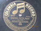 RARE 78 RPM COLUMBIA GERMAN FRAU EMILE HERZOG BERLIN RECORD ERNANI RETTE MICH