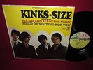 The Kinks KINKS-SIZE Lp TRI COLOR 1965 1ST Press SHRINK 
