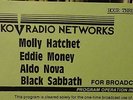 2Lps RADIO only BLACK SABBATH Aldo Nova MOLLY HATCHET Eddie Money 1984 LIVE NM