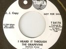 MOTOWN MARVIN GAYE I Heard It Through The Grapevine TAMLA PROMO NORTHERN SOUL 45