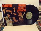 QUEEN SHEER HEART ATTACK LP U.S. 1974 + LYRIC POSTER - NM VINYL