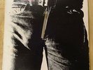 ROLLING STONES STICKY FINGERS RECORD LP VINYL ORIGINAL WITH ZIPPER / PINK TITLE