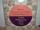 VIENNA PHIL. WIND GROUP   MOZART SERENADE  RARE 1953 WESTMINSTER RED LABEL LP NM