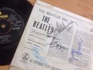 The Beatles ' No 1' EP 45 RPM 1963  with all four Autographs on sleeve