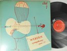 ANTON WEBERN / RENE LEIBOWITZ / Pro Arte Quartet: Symphony Opus 21 / Dial 7
