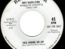 ROY HAMILTON - YOU SHOOK ME UP /SO HIGH MY LOVE - RCA NORTHERN SOUL dj 45 - HEAR