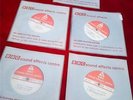 Collect of 5 BBC Sound effects LP33 Records of various aircraft airoplane sounds