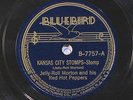 78 RPM -- Jelly Roll Morton (2 78s), Bluebird 7757 & 7710, EE+  Jazz