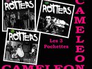 ROTTERS les 3 pochettes  FRENCH PUNK Cameleon Rééditions 2016