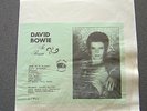 RARE, DAVID BOWIE IN PERSON, 1972 LIVE BOOTLEG VINYL LP. WHITE LABEL TEST PRESS