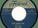 BILLY WARD DOMINOES Pedal Pushin' Papa / The Bells 45rpm Federal 1952 original