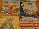 Incredible Set 6 RARE Disneyland Records Cinderella Snow White Sleeping Beauty