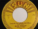 RARE ROCKABILLY PROMO SUN 45/ ELVIS PRESLEY 