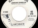 LORRAINE CHANDLER - I CAN'T HOLD ON - RCA NORTHERN SOUL dj 45 - HEAR