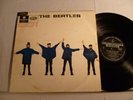 THE BEATLES  HELP AUSTRALIA SILVER/BLACK PARLOPHONE LP