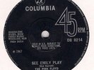 PINK FLOYD - SEE EMILY PLAY c/w SCARECROW - 1967 COLUMBIA DB 8214 - REAL STUNNER