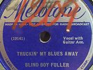 BLIND BOY FULLER MELOTONE 61056 BLUES 78 RPM RECORD E+