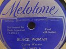 CURLEY WEAVER MELOTONE 13087 BLUES 78 RPM RECORD E-/V+