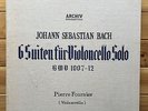 Pierre Fournier - J.S.Bach: Cello Suites Complete - Japan Press, Archiv, ED1 
