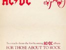 AC/DC - For Those About to Rock   (2 Track 12