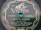 CANNON'S JUG STOMPERS  Riley's Wagon/Feather Bed  ORIG Victor US-1928 10