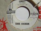 EX-  US  DEMO LIBERTY 45 - EDDIE COCHRAN - LONELY / SWEETIE PIE