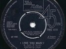 Fantastic Four - I Love You Madly 45 Tamla Motown TMG678