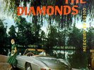 THE DIAMONDS EP SILHOUTTES + 3  RARE 1958  ITALY PS ( IN COVER PORSCHE ANNI 50)