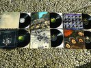 THE BEATLES COLLECTION OF 6 UK 1960's ALBUMS INC RED APPLE LET IT BE + REVOLVER