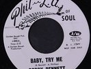 BOBBY BENNETT: Baby Try Me / Big New York 45 (dj) rare Soul