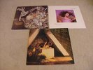 KATE BUSH - NEVER FOR EVER/LION HEART/HOUNDS OF LOVE - 3 X LP BUNDLE VG - SALE