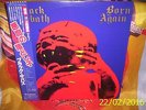 BLACK SABBATH BORN AGAIN JAPAN W/OBI PROMO WHITE LABEL NM VINYL IOMMI GILLAN++++
