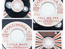 THE CORONADOS Tell Me Yes / Little Moon COLUMBIA spooky popcorn promo DJ rare 45