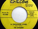 The RIVILEERS 45 A Thousand Stars / Hey Chiquita BATON label DOO WOP e3962