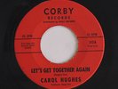 CAROL HUGHES: Let's Get Together Again / Don't Turn Your Back 45 Soul